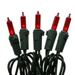 25 FT - 50 RED LED INCANDESCENT LIGHTS | The Christmas Loft| Best