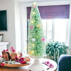 15.5 Inch Green Lit Holiday Tree B/O| Hot