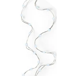 100 Micro LED Cool White Lights Silver Wire|Lumineo Outlet