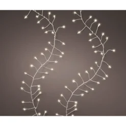 480 Micro-LED Compact Twinkle Lights Warm White on Silver Wire, 19.7 ft|Lumineo Online