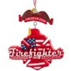 American Hero Firefighter Ornament|Kurt Adler