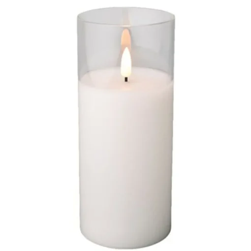 7&quot; Flameless Warm White Pillar Candle|