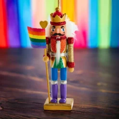 6&quot; Gay Pride Nutcracker Ornament|Kurt Adler Discount