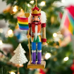 6&quot; Gay Pride Nutcracker Ornament|Kurt Adler Discount
