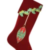 25" Red Velvet Stocking| Hot