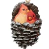 3.2" Roman - Cardinals In A Pinecone Cuddling Each Other Ornament| Online