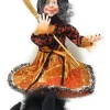 24&quot; Sitting Witch Wearing An Orange Hat| Sale