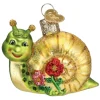 2.25" Smiley Snail Glass Ornament|Old World Glass Clearance