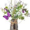 15&quot; Wildflower with Butterfly in Glass Jar| Sale