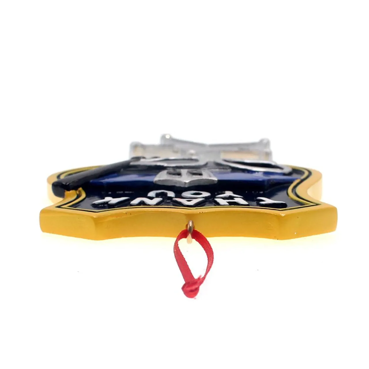 "Thank You" Police Ornament For Personalization|Kurt Adler Clearance