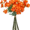 Artificial Orange Cosmos Flower Bundle 14"| Discount
