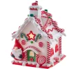 Battery Operated White LED Gingerbread House Table Piece|Kurt Adler Best