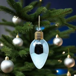Blue Light Bulb Ornament| Clearance