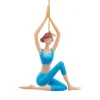 Blue Yoga Woman Ornament|Kurt Adler