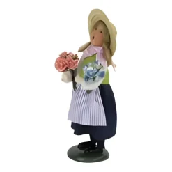 Girl With Flowers Caroler|Byers Choice New