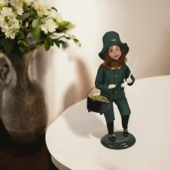 Byers' Choice - Leprechaun with Gold Caroler|Byers Choice Outlet