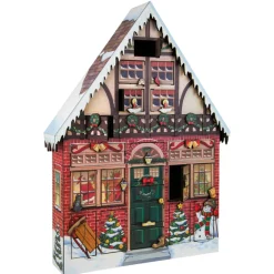 Byers' Choice Solid Wooden Christmas House Advent Calendar|Byers Choice Clearance