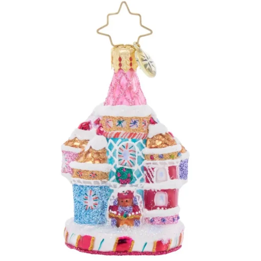 Candy Cane Castle Gem Ornament|Christopher Radko Sale