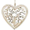 Carved Christmas Heart Icon Ornament| Discount