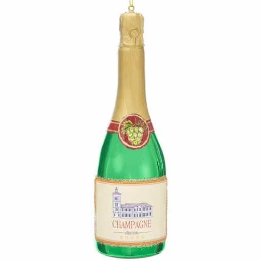 Champagne Bottle Glass Ornament|Kurt Adler