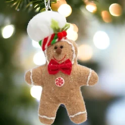 Chef Hat Gingerbread Man Ornament - Holiday Decor| Hot