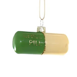 Chill Pill Ornament - Green/White|Cody Foster & Co. Outlet