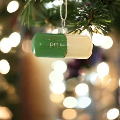 Chill Pill Ornament - Green/White|Cody Foster & Co. Outlet
