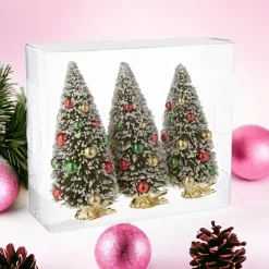 Clip-On Bottle Brush Trees Ornament Set| Online