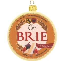 Cody Foster &amp; Co - Brie Cheese Blown Glass Ornament| Online