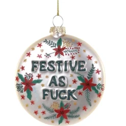 Cody Foster & Co - Festive AF Blown Glass Ornament| Best