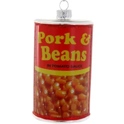 Cody Foster & Co - Pork And Beans Can Blown Glass Ornament| Hot
