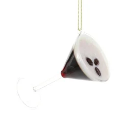Cody Foster Glass Espresso Martini Ornament|Cody Foster & Co. Hot