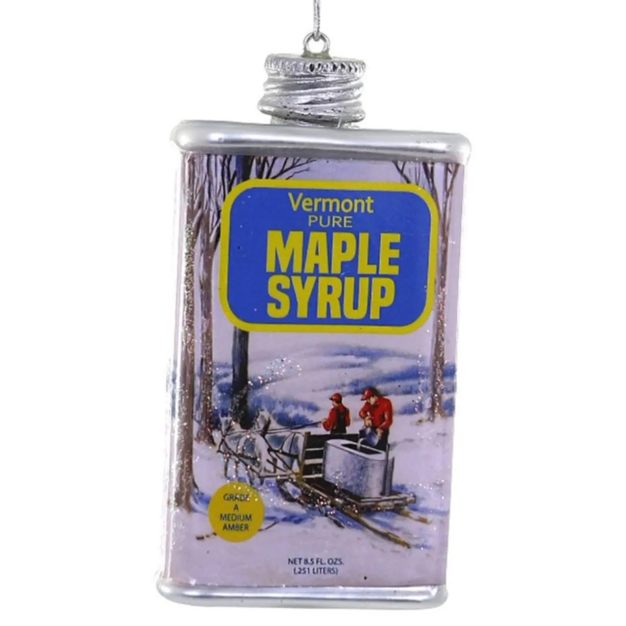 Cody Foster Vermont Maple Syrup Glass Ornament| Sale