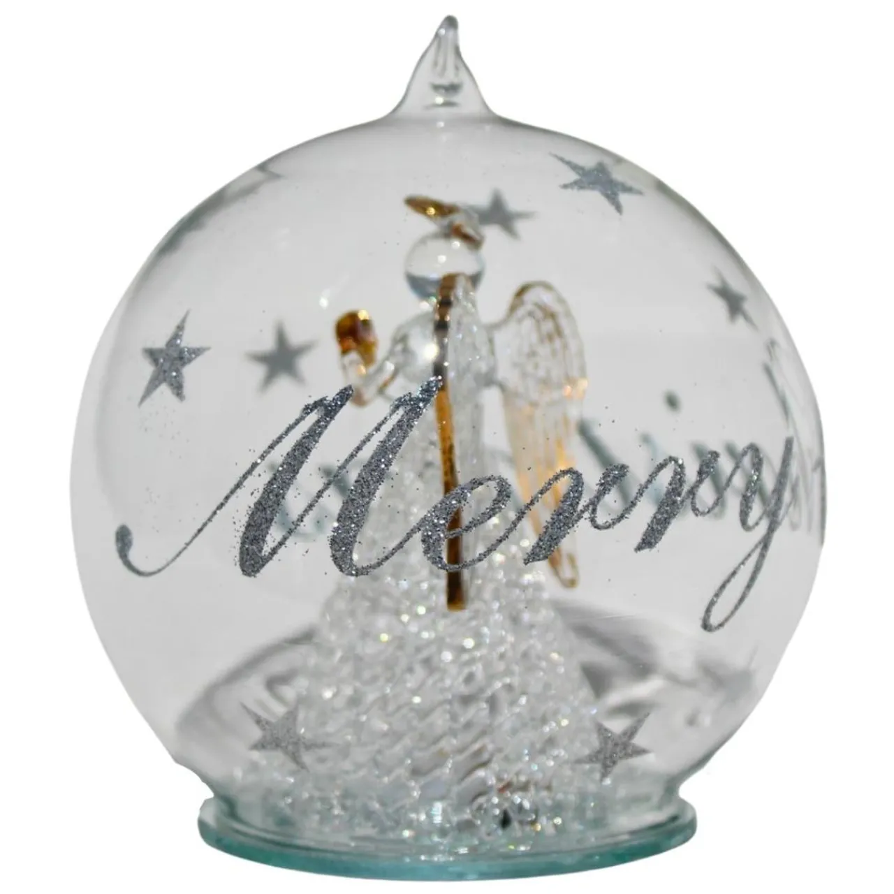Color Changing LED Angel Praying Glass Globe| Online