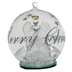 Color Changing LED Angel Praying Glass Globe| Online
