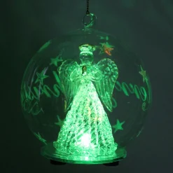 Color Changing LED Angel Praying Glass Globe| Online