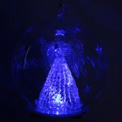 Color Changing LED Angel Praying Glass Globe| Online