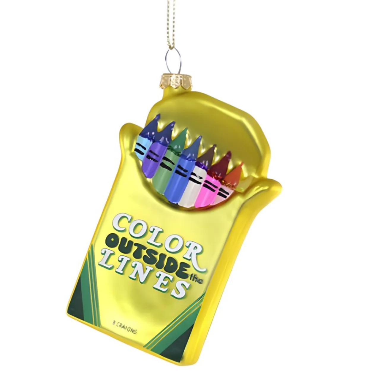 Color Outside the Lines Crayon Ornament|Cody Foster & Co. Best