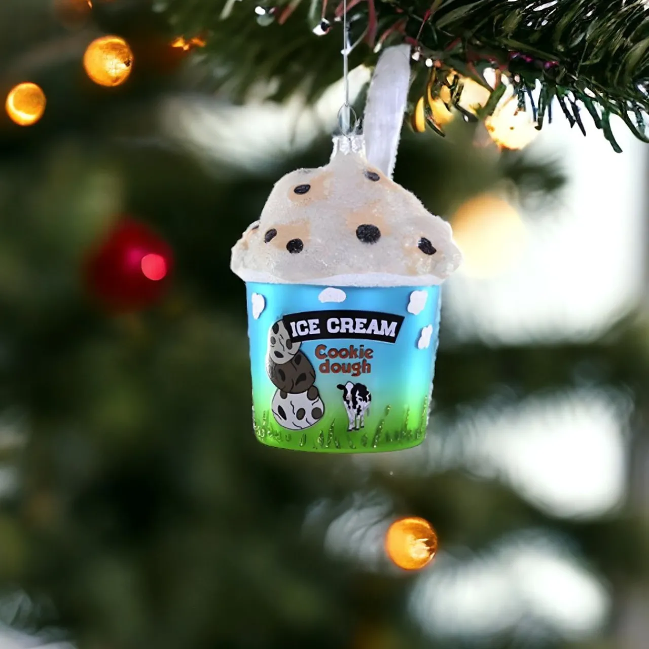 Cookie Dough Ice Cream Ornament|Cody Foster & Co. Hot