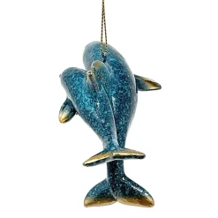 Cozumel Mom and Baby Dolphin Ornament| Outlet
