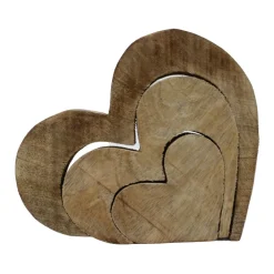 Deco Heart Wood Figurine - The Christmas Loft|
