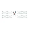 - White Crossbuck Fence Set of 5|Department 56 Discount
