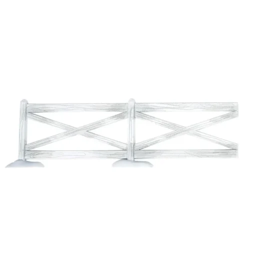 - White Crossbuck Fence Set of 5|Department 56 Discount