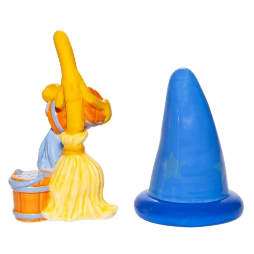 Disney Fantasia Sorcerer Hat And Broom Salt And Pepper Shaker Set| Sale