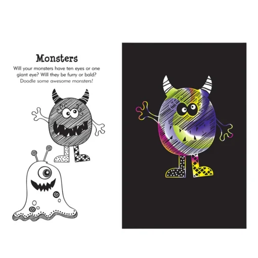 Doodle Mania Scratch and Sketch Art Activity Book| Online