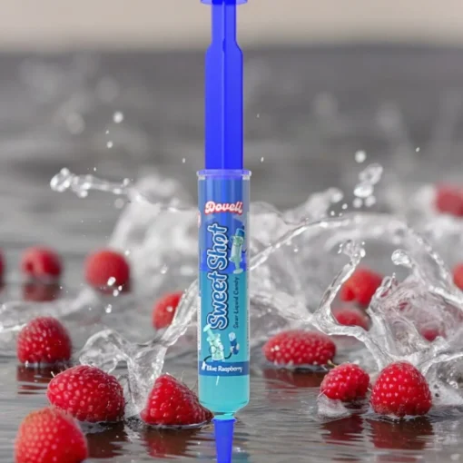 Doveli Sweet Shot Syringe - Blue Raspberry Flavor| Best