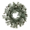 Faux Atlas Cedar Wreath with Natural Pinecones| Hot