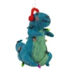 Felt Dinosaur Wrapped in Christmas Lights Ornament| Clearance