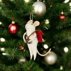 Felt Photographer Mouse Ornament with Camera| Discount