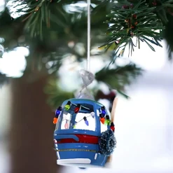 Festive Blue Ski Slope Gondola Ornament|Cody Foster & Co. Hot